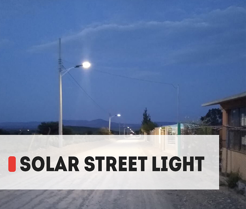 【Projet】 Installation de lampadaire solaire à LED AOK au Mexique
